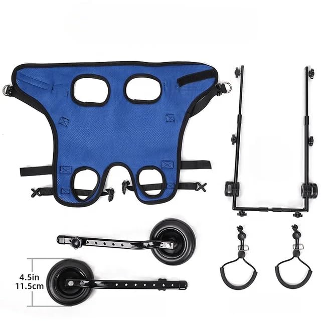 Image of Small Dog Wheelchair for Back Legs, Adjustable Dog Leg Brace and Hip Support, Size S