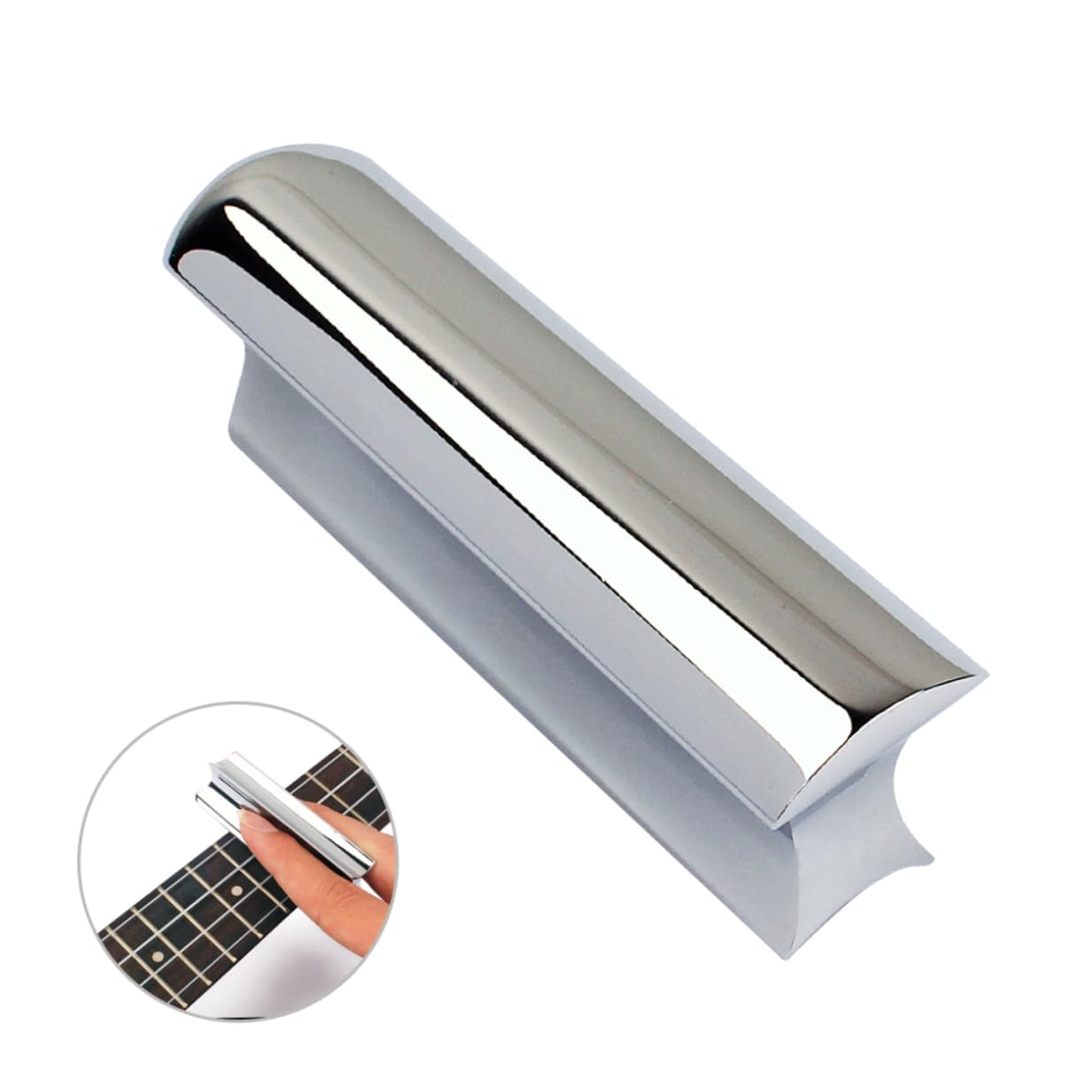 HEMOTON Hawaiian Guitar Slide Steel Tone Bar Electric Guitar Slide for Professionals