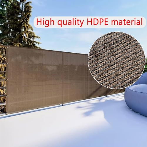 Voile d'ombrage 2x4m gris imperméable pour balcon et terrasse extérieure