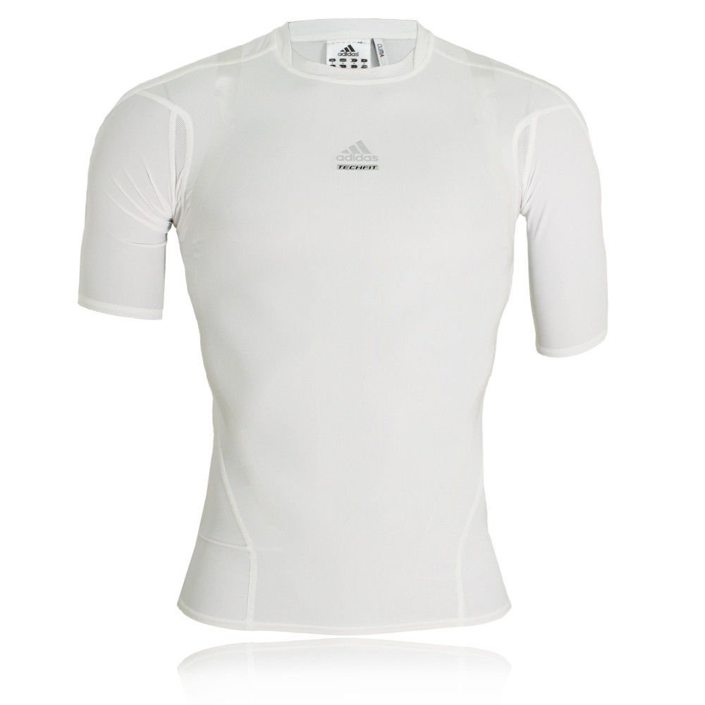 adidas TechFit Powerweb S/S Tee weiss Gr.L
