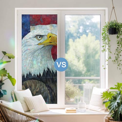 Vinilo decorativo para ventana con diseño arcoíris 19.6x39.3 in miniatura 5