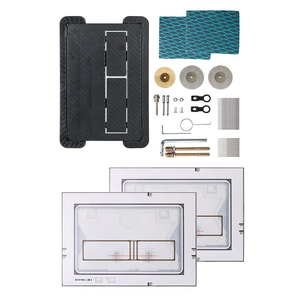 Pannello di comando per Geberit Sigma (tutti i modelli), piastra di comando con fissaggio magnetico, verticale, a filo e nascosto, set completo