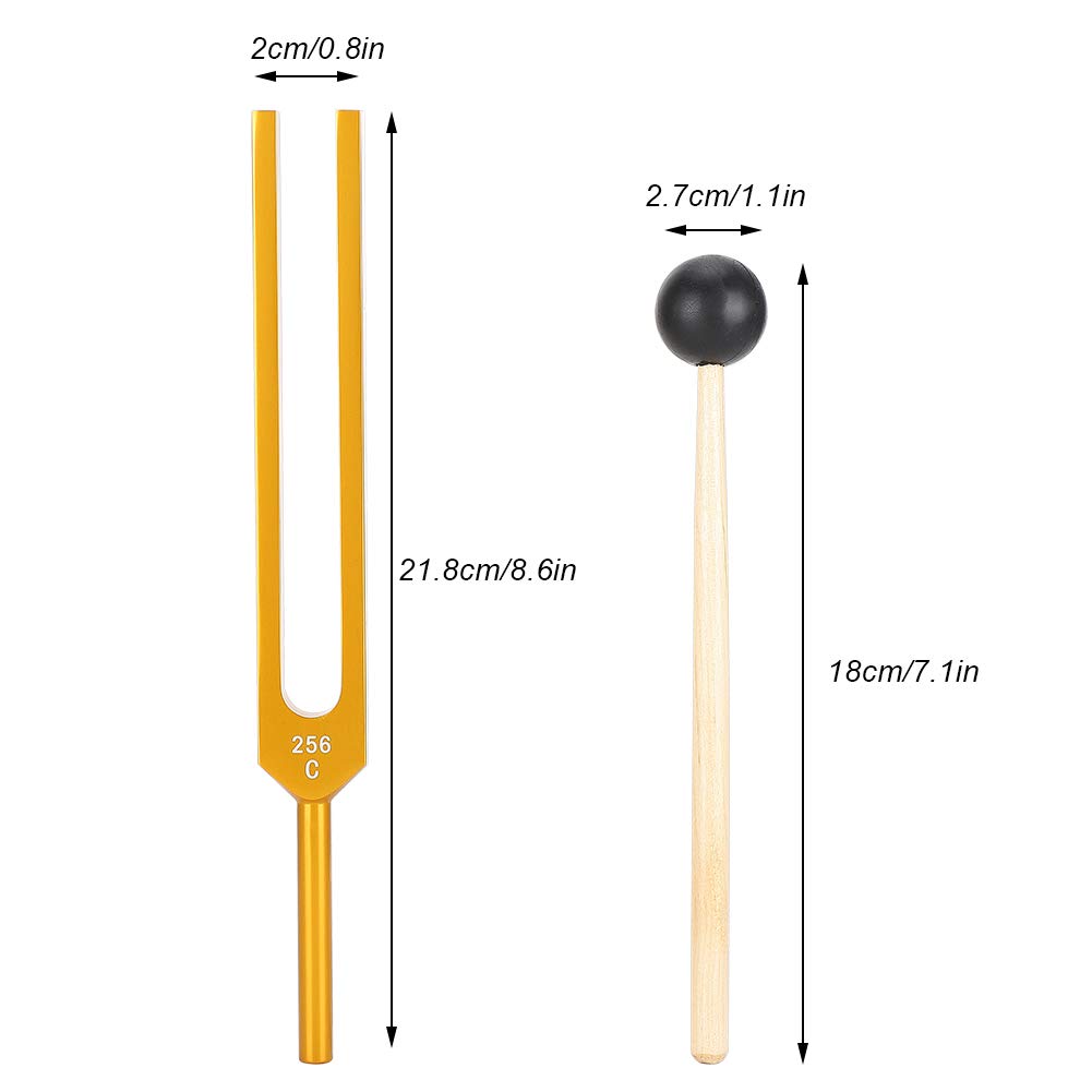 Amazon.co.jp: C256音叉セット、アルミニウム合金256 Hz瞑想音叉、聴覚