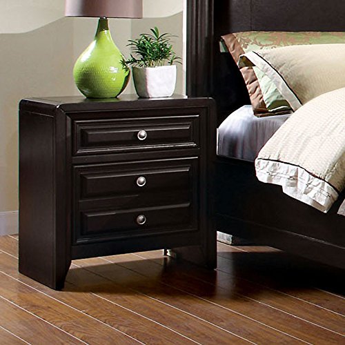 24/7 Shop At Home Winsor Elegant Style Espresso Finish Queen Size 6-Piece Bedroom Set #TOP5
