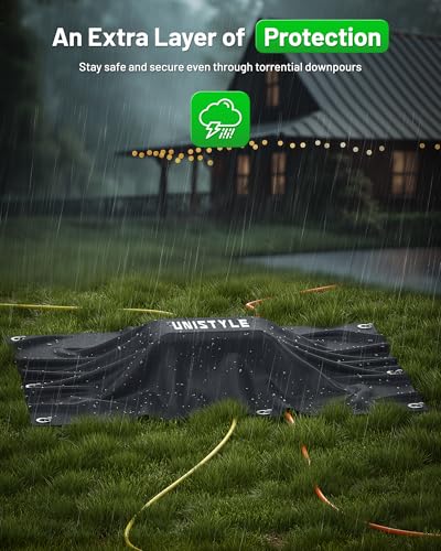 Boîte électrique extérieure étanche Unistyle avec toile imperméable pour multiprise
