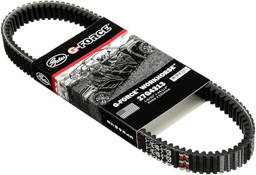 Gates G-Force 27GG4313 Continuously Variable Transmission (CVT) Belt - fits select 1998-2000 Kawasaki Mule 2520 Turf
