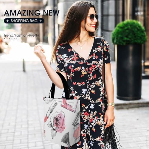 Sac à main fleurs rouge à lèvres élégant avec finitions soignées - 6