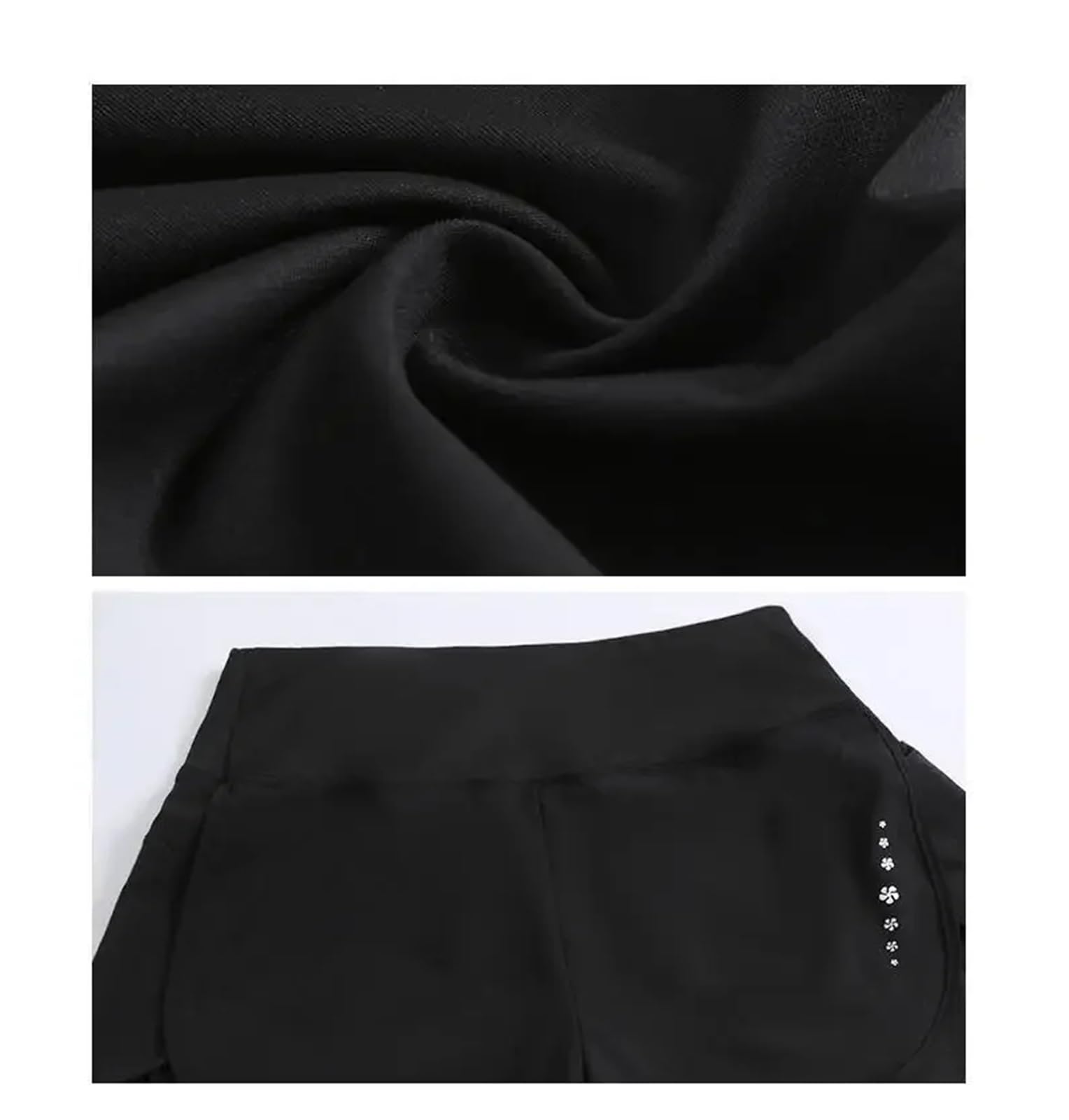 Pantaloni da Yoga da Donna Abbigliamento da Yoga Abbigliamento Sportivo da Palestra Allenamento da Corsa Leggings da Yoga Vestito con Collant Sportivi a Vita Elastica(Black,S for 40-50kg)