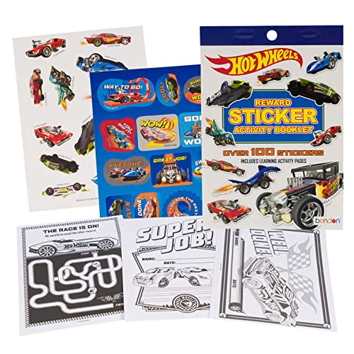 Bendon Hot Wheels Over 100 Rewards Sticker Activity Booklet