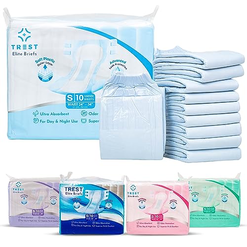 Couches de nuit incontinence haute absorbance TREST Elite bleu S