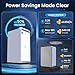4,500 Sq.Ft Energy Star Most Efficient 2025 Dehumidifier,Vellgoo Max 80 Pint/D Dehumidifier for Basement with Drain Hose, Smart Humidity Control, for Home, Bathroom, Garage