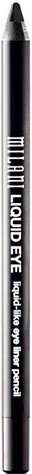 Milani Liquid Eye Liquid-Like Eye Liner Pencil, Black [01] 0.04 oz (Pack of 2)