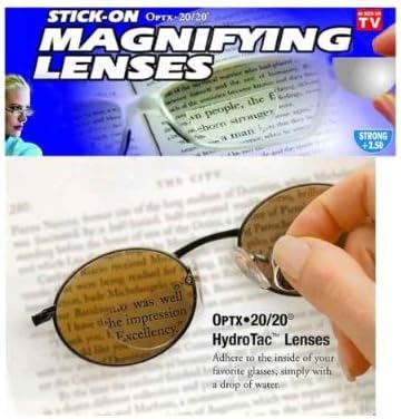 Stick-on Reading Lens - Optx 200