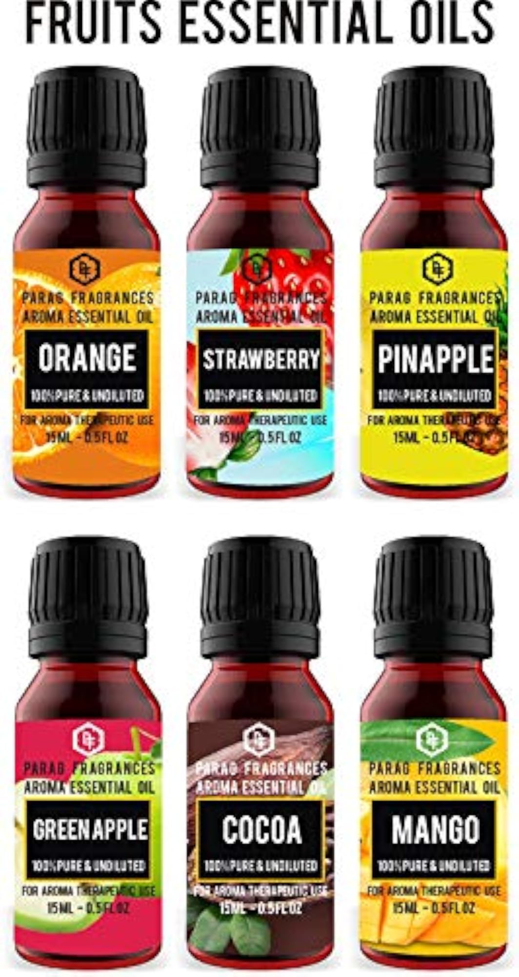 Herbal Essential Oils Pack, Aromatherapy Set
