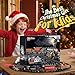 Hot Bee Train Set - Alloy Train Toys for Boys w/Glowing Carriage & Silent, Toy Train w/Smokes, Lights & Sound, Christmas Tree Train w/Steam Locomotive, Model Trains for 3 4 5 6 7 8+ Years Old Kids