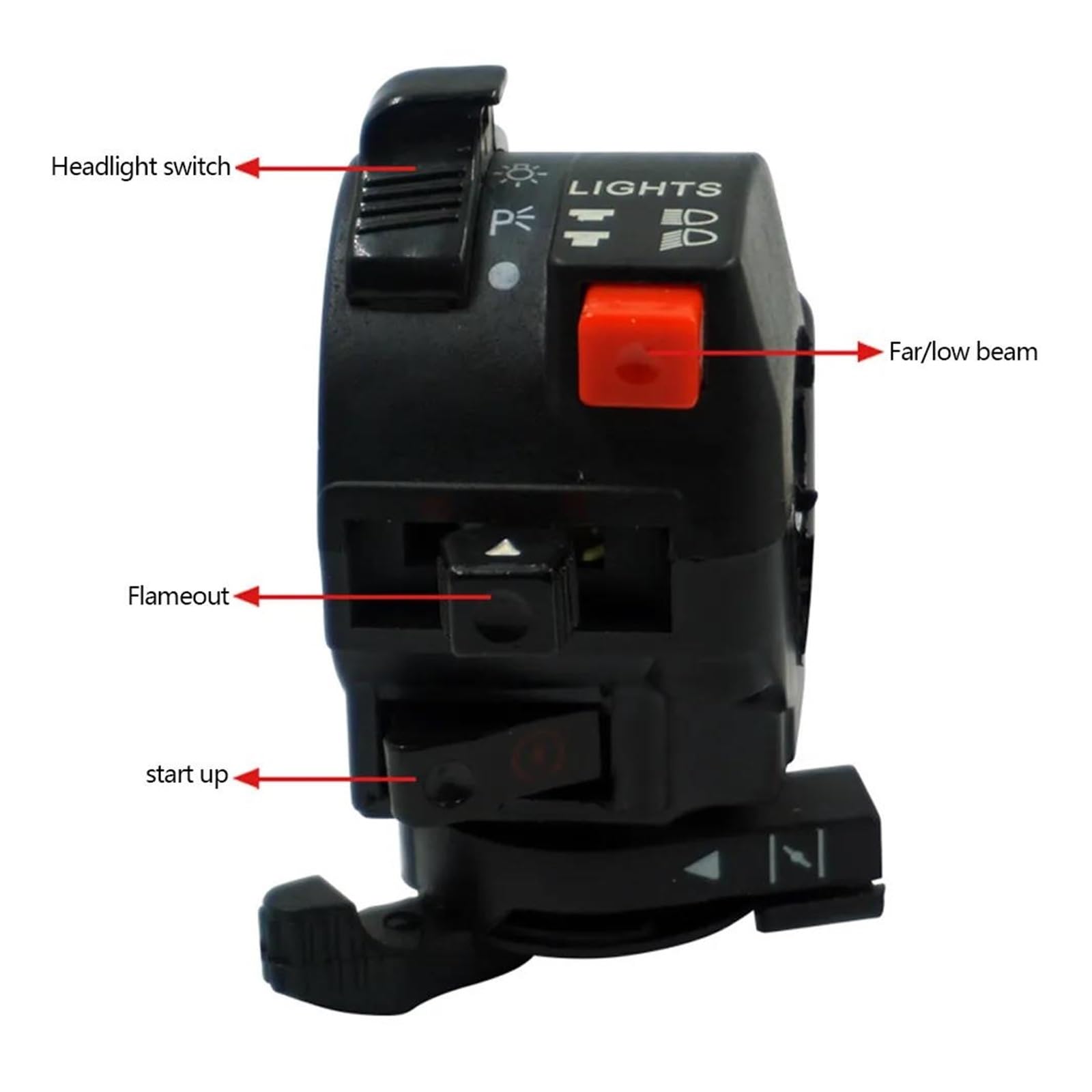 Interruttore Sul Manubrio Dello Scooter Interruttore A Bilanciere On