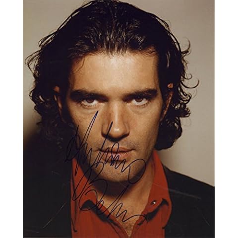 Antonio Banderas Autograph Signed 8 x 10 Photo Cover