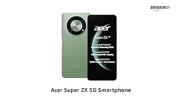 5Gスマホ Acer Super ZX 5G-Factory Unlocked-Dual SIM-120 Hz FHD+