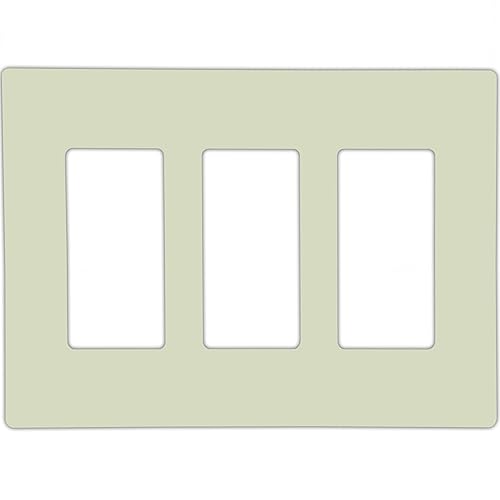 Miniatura 430 de ENERLITES SI8834-BK - Placa de pared decorativa sin tornillos, cubierta de enchufe segura, 4 entradas, 4.68 x 8.30 pulgadas (alto x largo), Negro