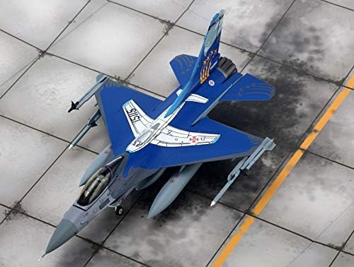 Miniatura 5 de F-16A F16 Fighting Falcon Fuerza Aérea Portuguesa 50 Aniversario Pintura 1/72 Diecast Modelo Avión