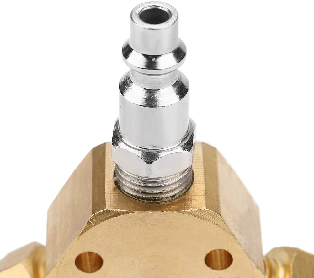 Pneumatic Quick Coupler T Shape Tee Connector 1/4" Threaded Tube Pipe Hoses Air Gas Pneumatic Quick Coupling 150 MPa Three Way Connect