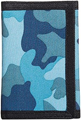 Leyeve wallet,Kids Christmas gifts,Birthday Gifts Wallet,Kids Wallets for Boys,RFID Trifold Canvas Outdoor Sports Wallet for Kids,Front Pocket Wallet with Magic Sticker