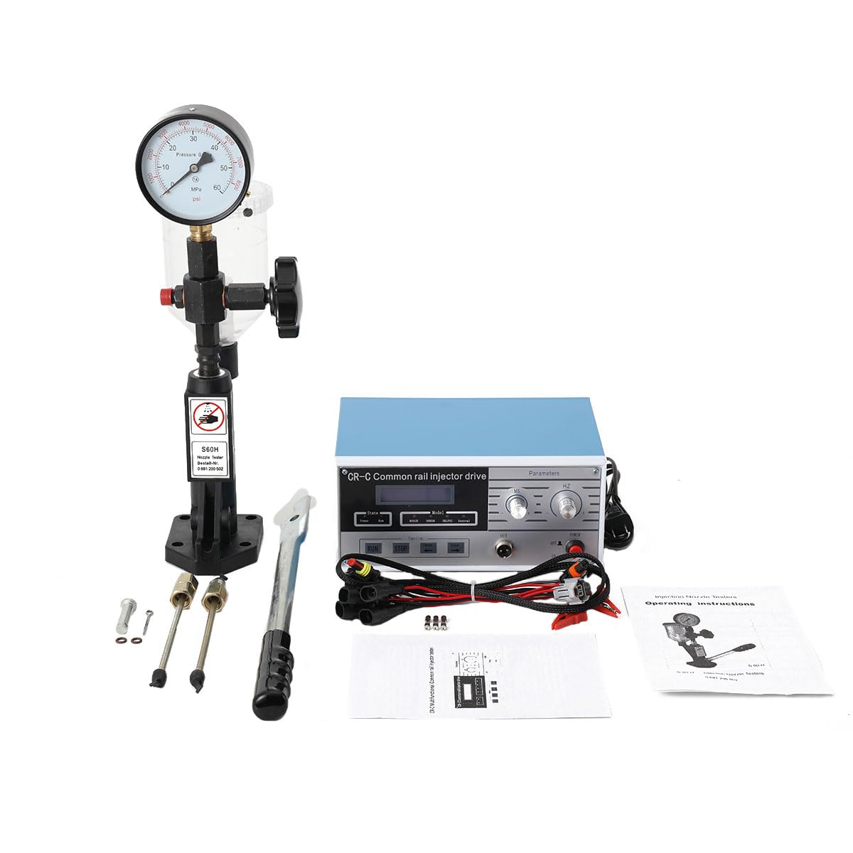 Detroit Injector Tester Diesel Injector Tester Common Rail Injector Tester Kit - 600 Bar Fuel ...