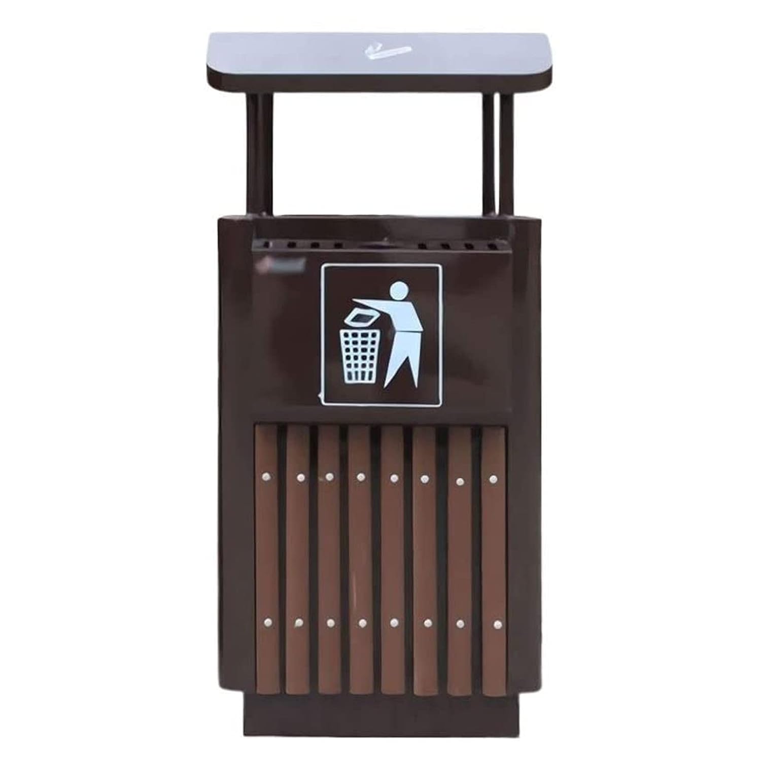 Commercial Waste Receptacles Liners Outdoor Waste Bins Indoor Trash Can Industrial Garbage Can with Lid Garbage Enclosure Work Trash Hideaway