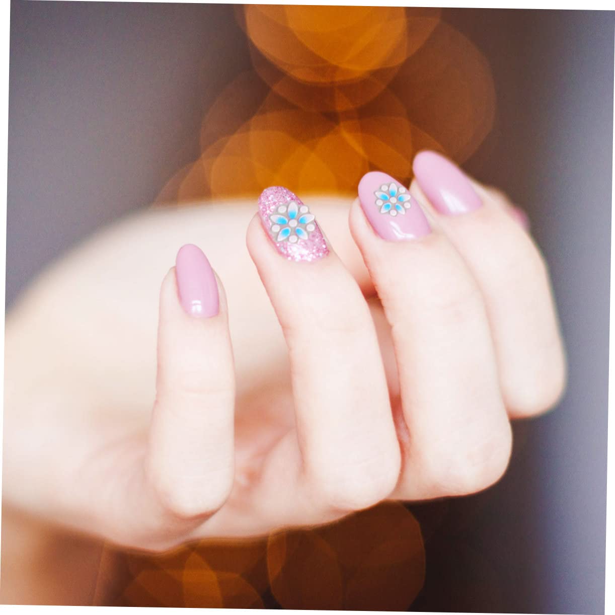 3 Set Adesivi Per Unghie Creativi Nail Decals Colorati Colorati Per Manicure Te Per Donne E Ragazze Per Amanti Della Nail Art 50 Pezzi*3