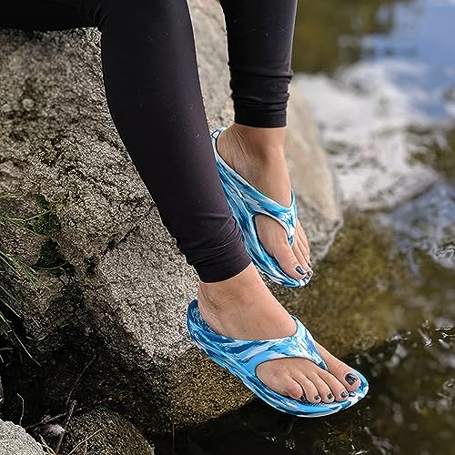 Image of Telic Unisex Adult Energy Flip Flop Arch Support Cushioned Sandals