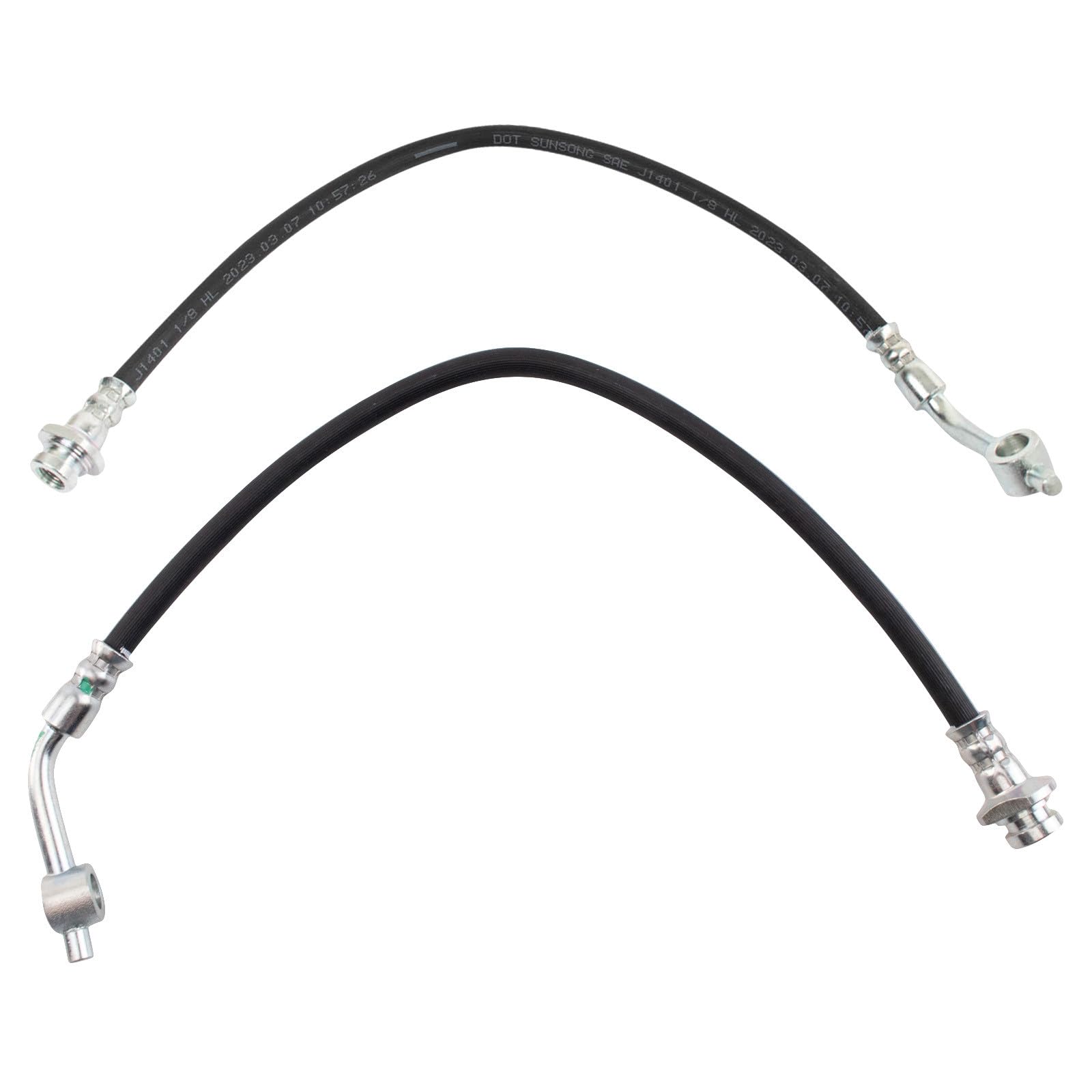 TRQ Front Brake Hose Set