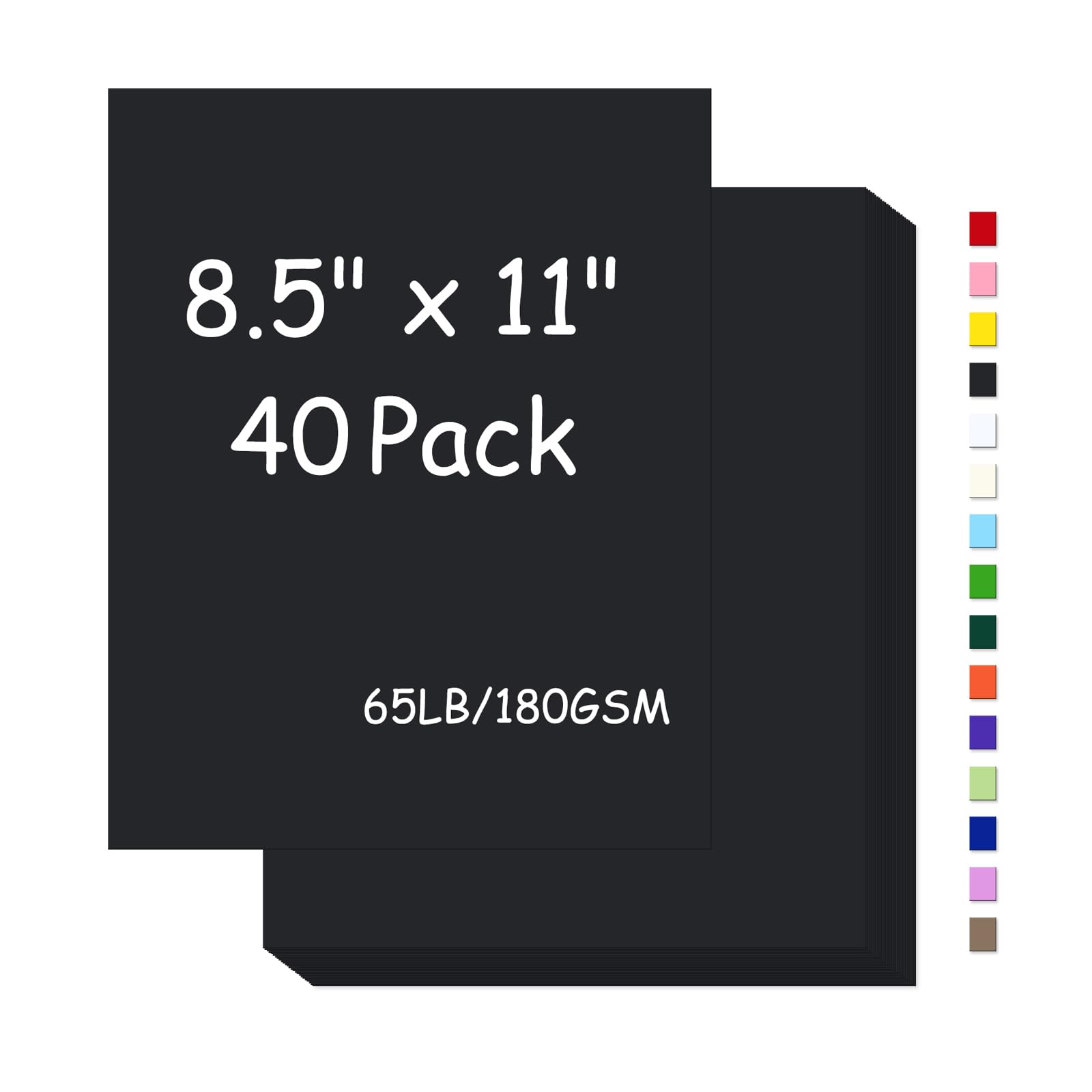 Cardstock 8.5 x 11,Cardstock Paper 65lb/180gsm,Card Stock for Printer,Cover Card stock Paper for Printer,Drawing,Gift tags,Invitations, Christmas Card