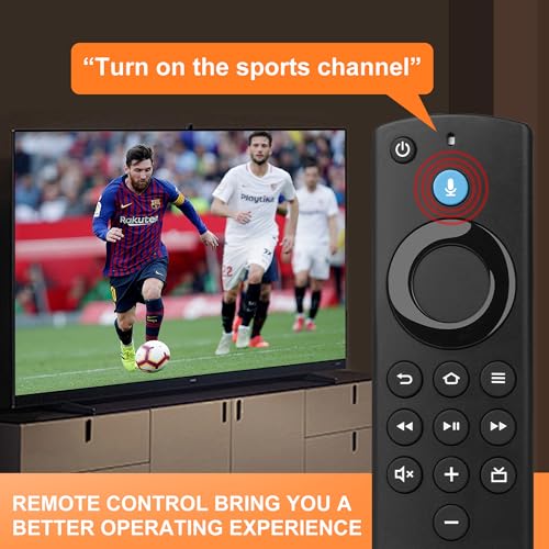 Image of Replacement Voice Firestick Remote Control Compatible with Fire Smart TV Stick 4K, for FireStick(Lite,4K Max,HD,2nd Gen,3rd Gen), for TV Cube /Smart TV 3rd Gen