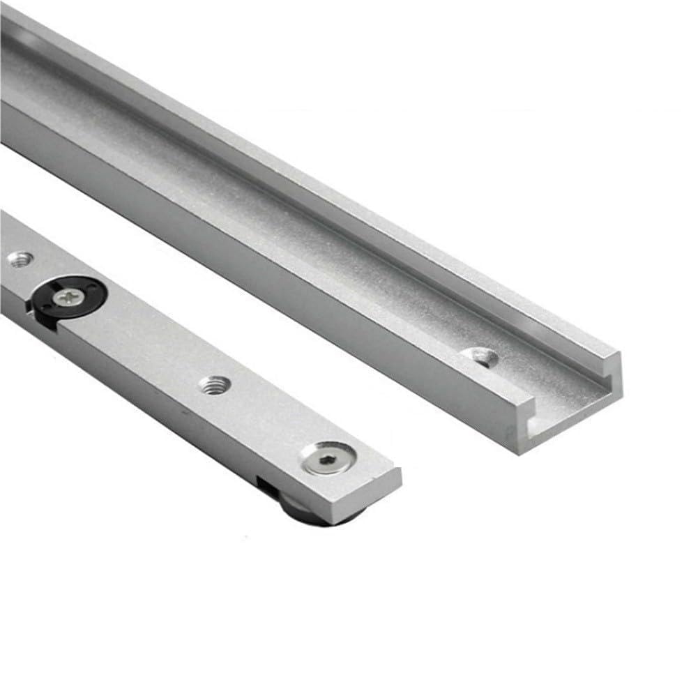 FABULETTA Para 1 juego de barras de inglete y barra de inglete, de aleación de aluminio, para sierras circulares, herramientas de carpintería