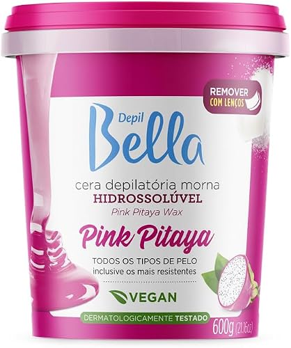 Depil Bella - Cera Depilatória Morna Hidrossolúvel Vegana…