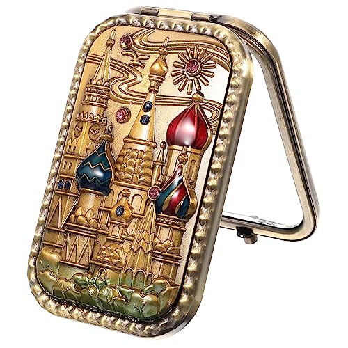 Miroir de sac de maquillage petit compact pour éviter les rayures