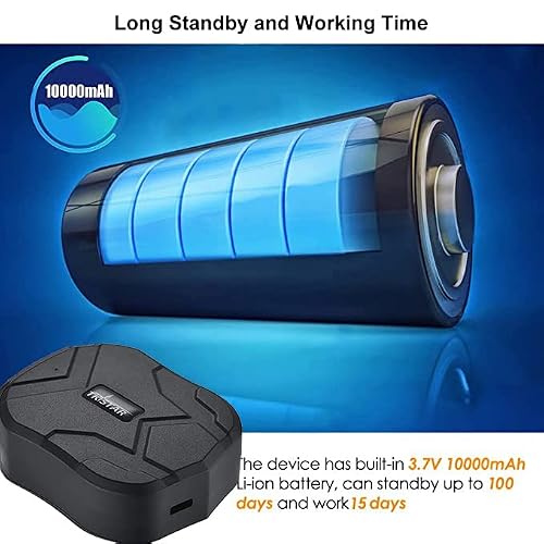 Tkstar 4G Gps Tracker For Vehicles Hidden 10000Mah Car Tracker With Strong Magnet Real-Time Anti-Theft Vehicle Tracking Device For Car/Motorcycle/Truck/Boat/Fleets-4G Tk905B #TOP3