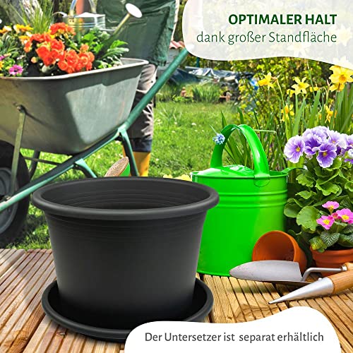Pflanzkübel MePla Blumentopf Cilindro, rund und wetterfest