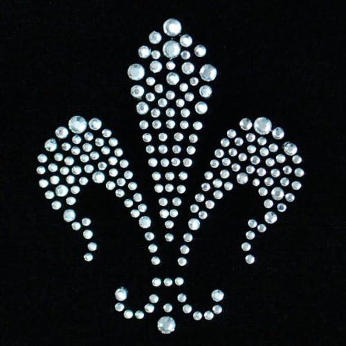 EXPO RT1006 Iron-on Rhinestone Transfer Fleur de Lis
