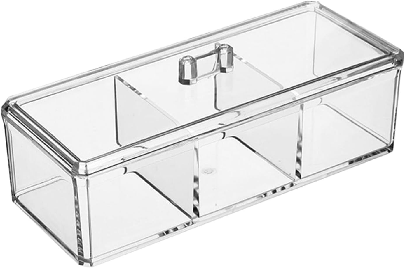 PMUYBHF Clear Acrylic Storage Boxes with Lid, Plastic