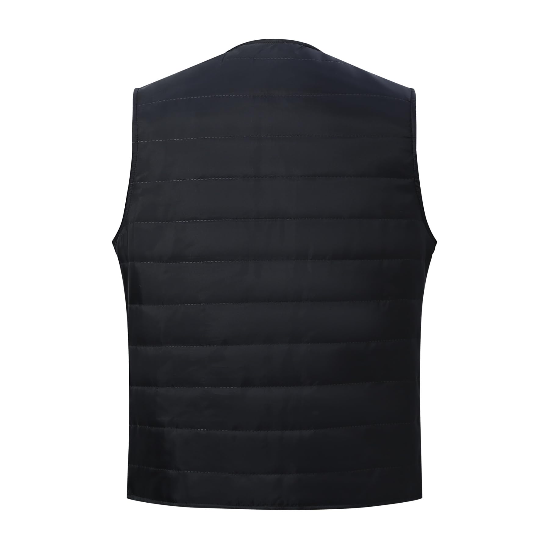 Allthemen Gilet da Abito da Uomo Scollo V Vest Monopetto Elegante Slim Blazer Senza Maniche Business Casual