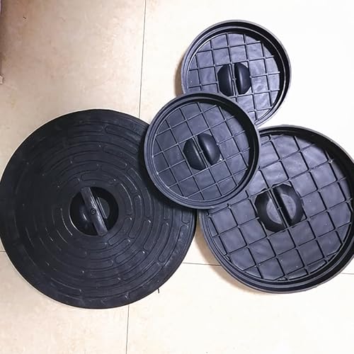 Tapa redonda de PE para fosa séptica de 20 cm que evita malos olores e inundaciones 3