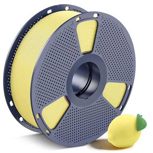Image of SUNLU PLA 3D Printer Filament PLA Filament 1.75mm, Neatly Wound 3D Printing Filament 1.75mm, Dimensional Accuracy + /- 0.02 mm, Fit Most FDM 3D Printers, 1kg Spool (2.2lbs), Lemon Yellow