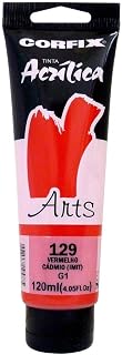 TINTA ACRÍLICA ART´S GR-I 120ML CORFIX AVULSO VERMELHO CÁDMIO (IMIT) 129