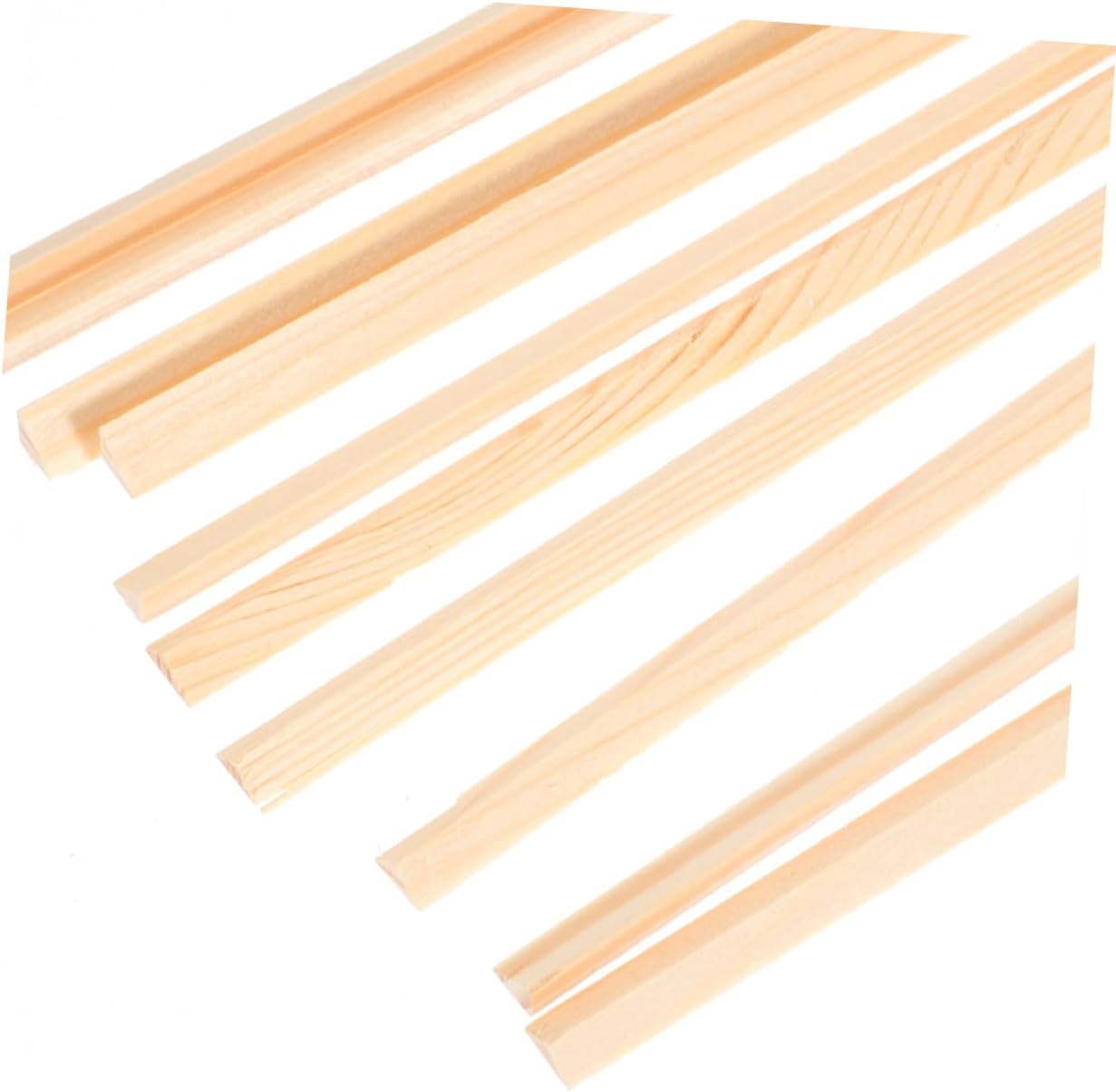 12pcs DIY Window Molding Trim Wood Edge Pressing for Decorative Screen Trim