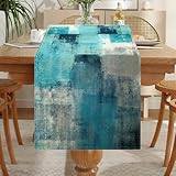 Photo Gallery lozulo runner da tavolo, moderno, colore verde blu, runner da tavolo, boho, in lino, lavabile, stile rustico, per feste, decorazione da tavolo, per esterni, resistente alle intemperie, 40 x 180 cm Photo Gallery lozulo runner da tavolo, moderno, colore verde blu, runner da tavolo, boho, in lino, lavabile, stile rustico, per feste, decorazione da tavolo, per esterni, resistente alle intemperie, 40 x 180 cm