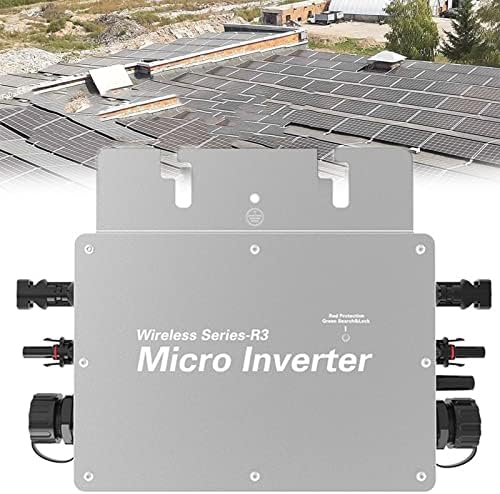 RsFiL Grid Tie Inverter GTB-700 Pure Sine Wave Microinverter Waterproof Solar Grid Inverter Wi-Fi Photovoltaic Solar Power System 700W-220V (220v)