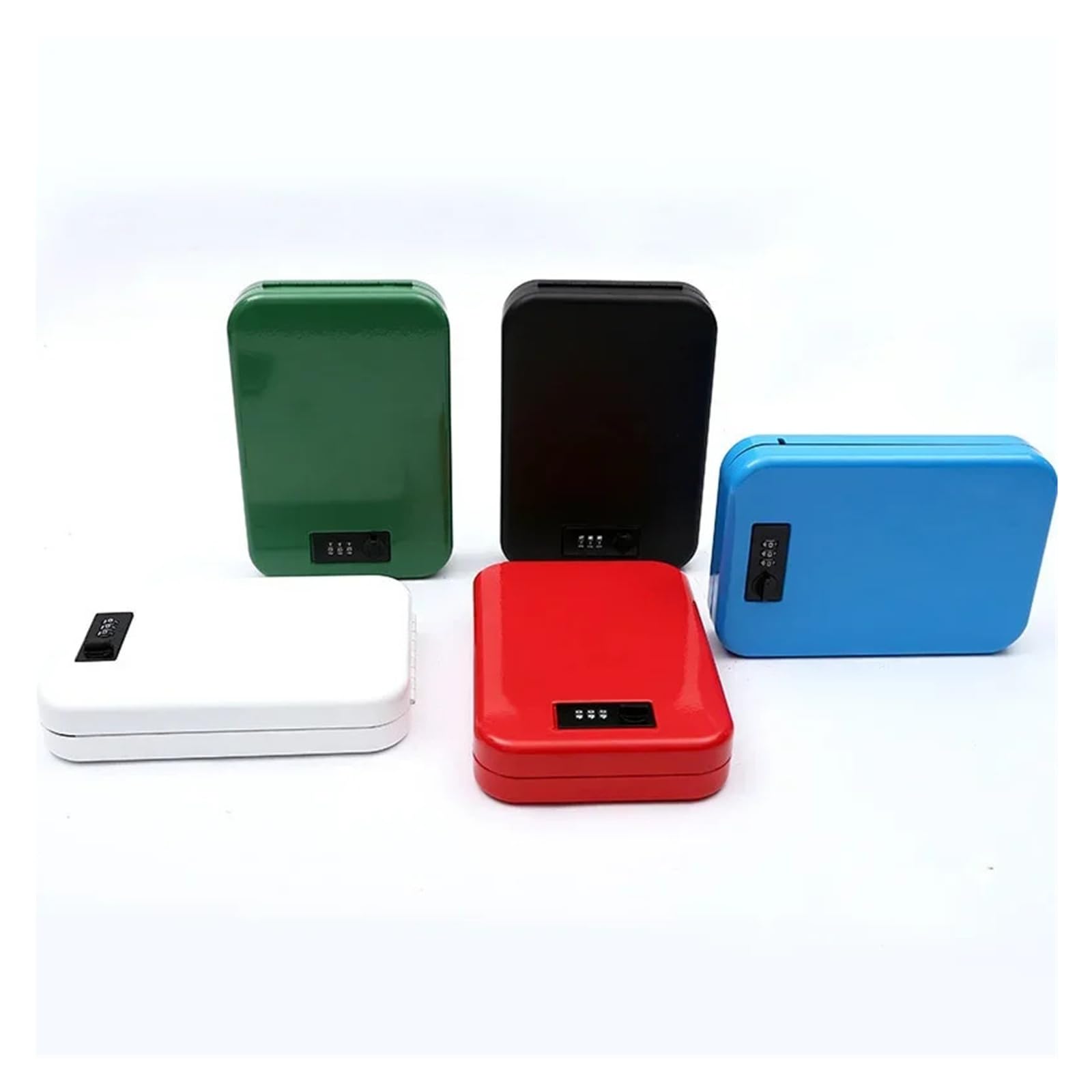 Safe, Tragbarer Sicherheitsbox-Tresor, Bargeld-Tresor mit Zahlenschloss, Passwort for Zuhause, Auto, Büro(Noir)