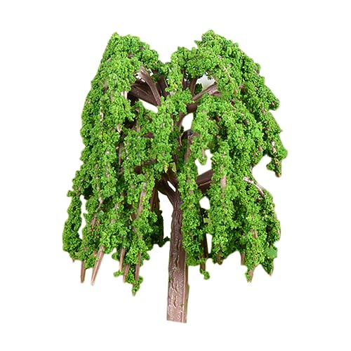 FUNOMOCYA Fake Bonsai Tree Miniature Garden Landscaping Decor Tree Decoration House Model Tree Small Trees Scenery Model Tree Scale Trees Artifical Moss Miniatures Artificial Train