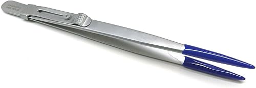 Miniatura 8 de Pinzas de punta de PVC con bloqueo de punta fina de goma suave con punta deslizante de 6-1/4 "Pinzas/herramienta de joyería/puntas de pinzas tienen